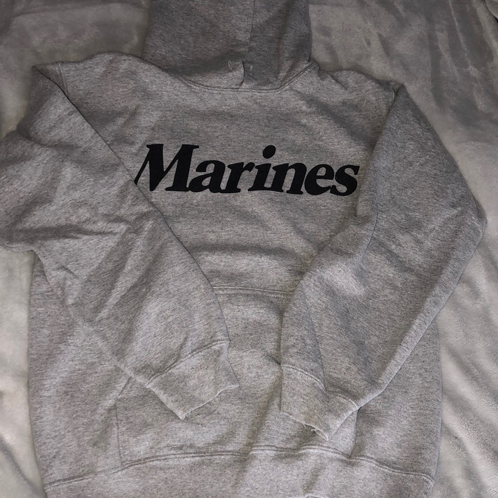 ✨ Grey Marines Hoodie✨